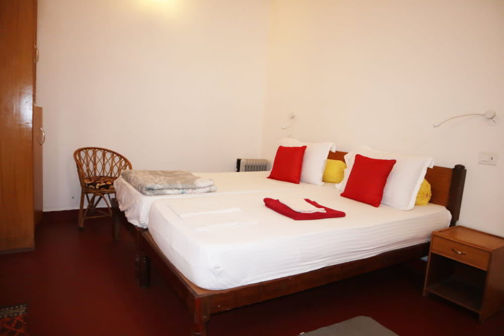 Room accommodation at Om Setu Yogashala